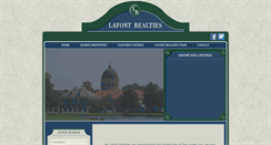 Desktop Screenshot of lafontrealties.com